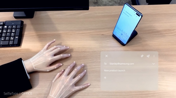 Samsung SelfieType — виртуальная клавиатура для ввода текста