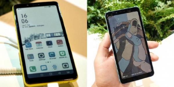 Hisense представил первый смартфон на цветных электронных чернилах