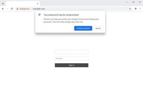 Обновленный Google Chrome покажет, не украден ли ваш пароль