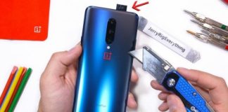 OnePlus 7 Pro уже прошел тест на прочность от JerryRigEverything