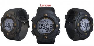 Lenovo представила смарт-часы с датчиком сердцебиения и автономностью до 20 дней