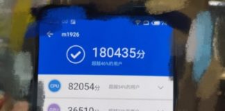 Meizu 16Xs показался на фото с тестом AnTuTu