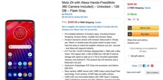 Распаковка случайно проданного на Amazon до анонса Motorola Moto Z4