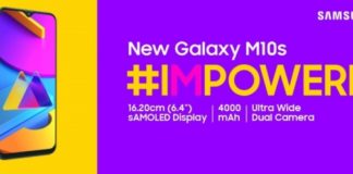 Samsung Galaxy M10s: улучшенная версия Galaxy M10 с батареей на 4000 мАч, двойной камерой, AMOLED-экраном и ценником в $130