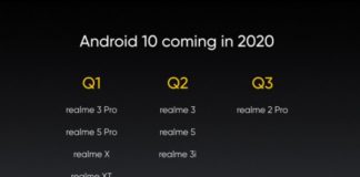 Сроки обновления Realme 3, 3 Pro, 5, 5 Pro, XT и других до Android 10