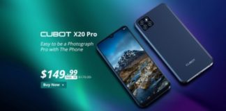 Cubot X20 Pro с тройной камерой 12+20+8 Мп за $149,99 в GearBest
