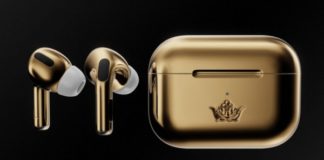 Выпущены золотые AirPods Pro за $68 000