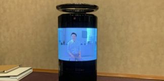 Royole Mirage – умная колонка с гибким дисплеем на 360 градусов