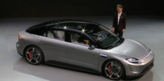 Sony представила электромобиль, напичканный датчиками и экранами