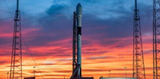 SpaceX прерывает запуск спутника GPS Space Force за две секунды spacex_falcon_9